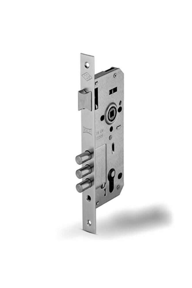 Kale Silindirli Rozet Delikli Daire Kilidi 3 Milli - NİKEL (SİLİNDİRSİZ) - 45 mm