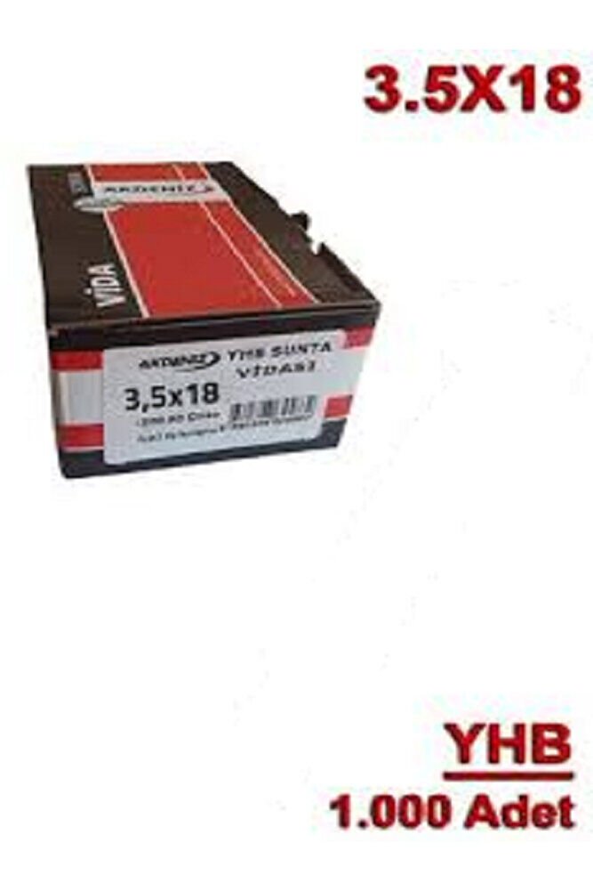 Ahtapot Akdeniz Sunta Vidası 3,5 X 18 Mm 1000 Adet