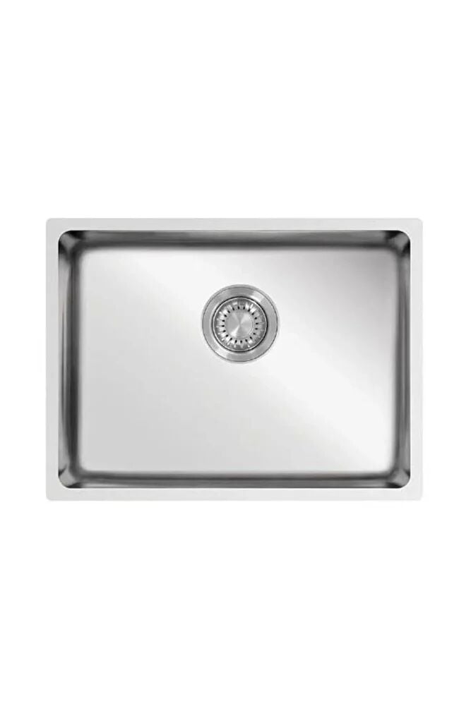 Me 550 Polisajlı 54.8x39.5 Cm Inox Paslanmaz Çelik Tezgah Altı Sifonlu Mutfak Eviyesi