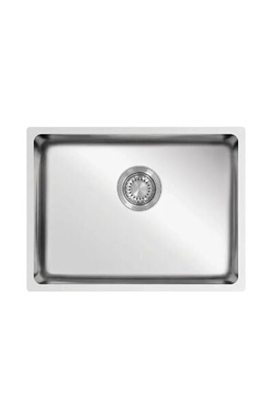 Me 550 Polisajlı 54.8x39.5 Cm Inox Paslanmaz Çelik Tezgah Altı Sifonlu Mutfak Eviyesi