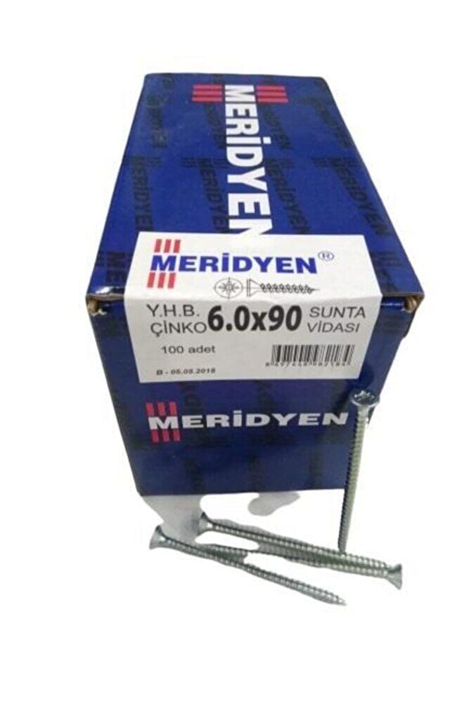 Sunta Vidası 6.0x90mm - 100 Adet