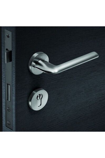 ÇEBİ 534 LUMA KAPI KOLU KARE ROZETLİ ROZETLİ YALE SOL (ADET) - inox
