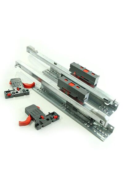 Slide Push Open 30 Cm Tam Açılım Çekmece Ray Mandal Dahil