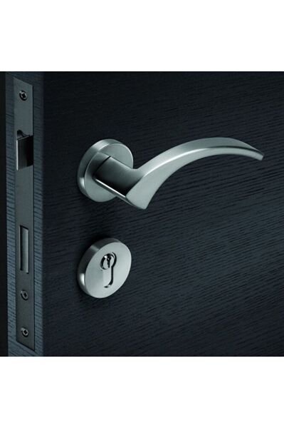 ÇEBİ 537 LENA KAPI KOLU YUVARLAK ROZET ROZETLİ ODA (TK) - inox