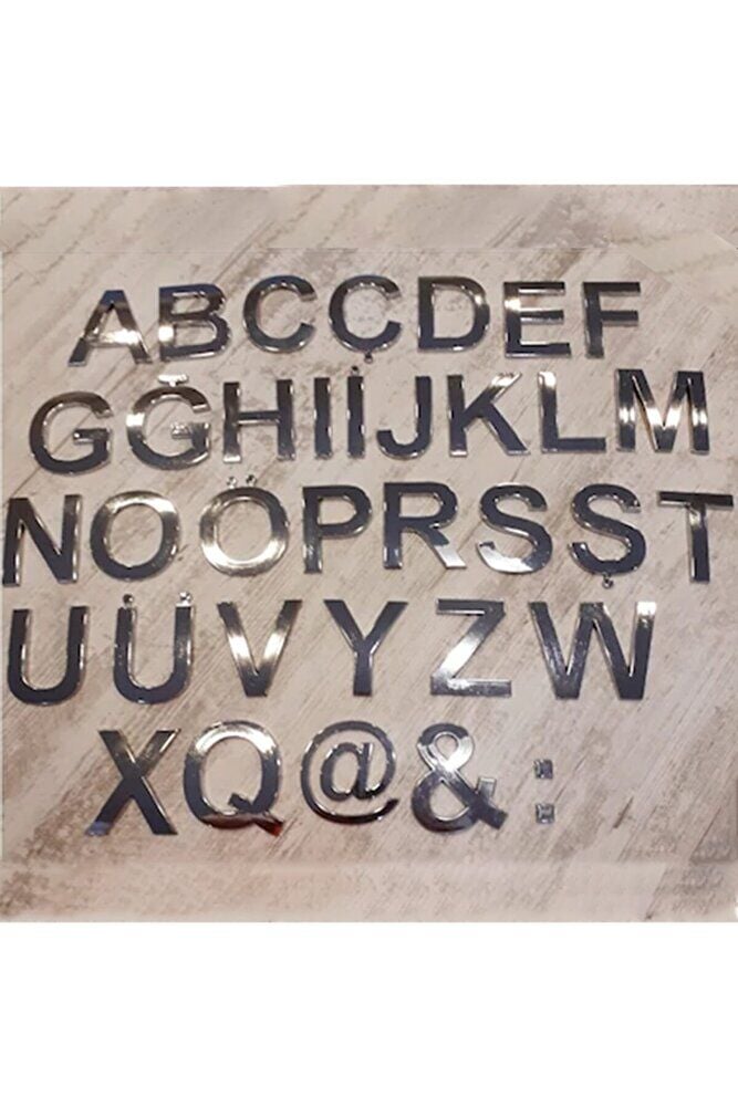 Yapışkanlı Harf Orta 3,75 Cm