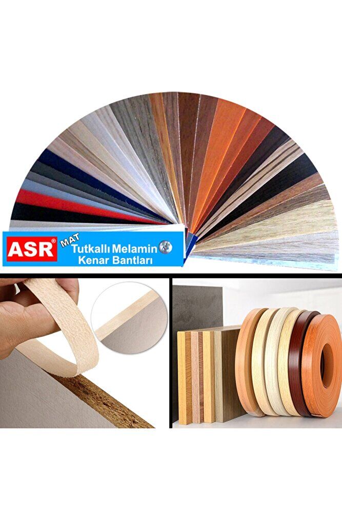 Melamin Kenar Bant 20 Mm Beyaz Meşe