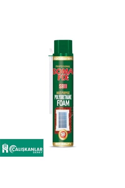 750 ml 850 gr Poliüretan Köpük Pipetli Tam Gramajlı Pu Köpük Çelik Kapı Pencere Montaj