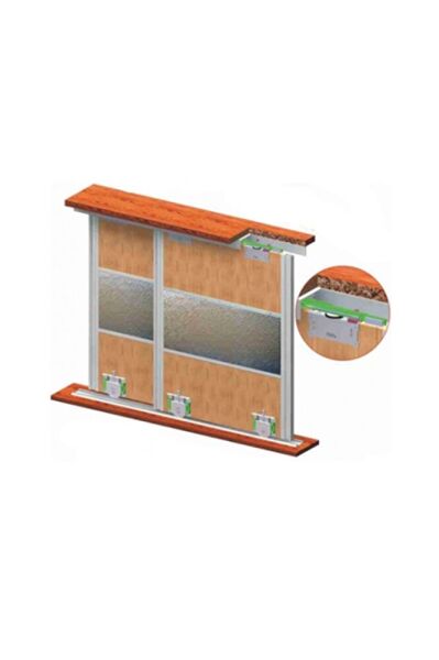 Sft-001 Krom Yaylı Gardırop Kapak Sistemi