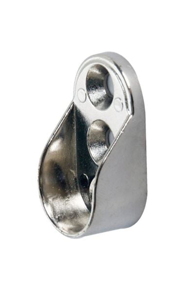 Mini Oval Askı Flanşı Düz Nikel 15x29( 2 Adet )