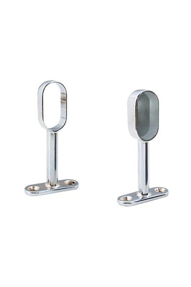 Oval Ayaklı Flanş Açık Krom 15x29( 2 Adet )