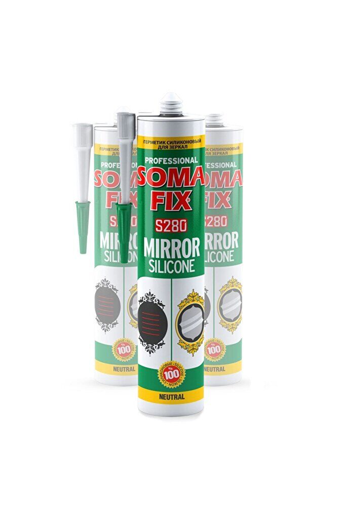 280 Ml 330 Gr Ayna Silikon Şeffaf