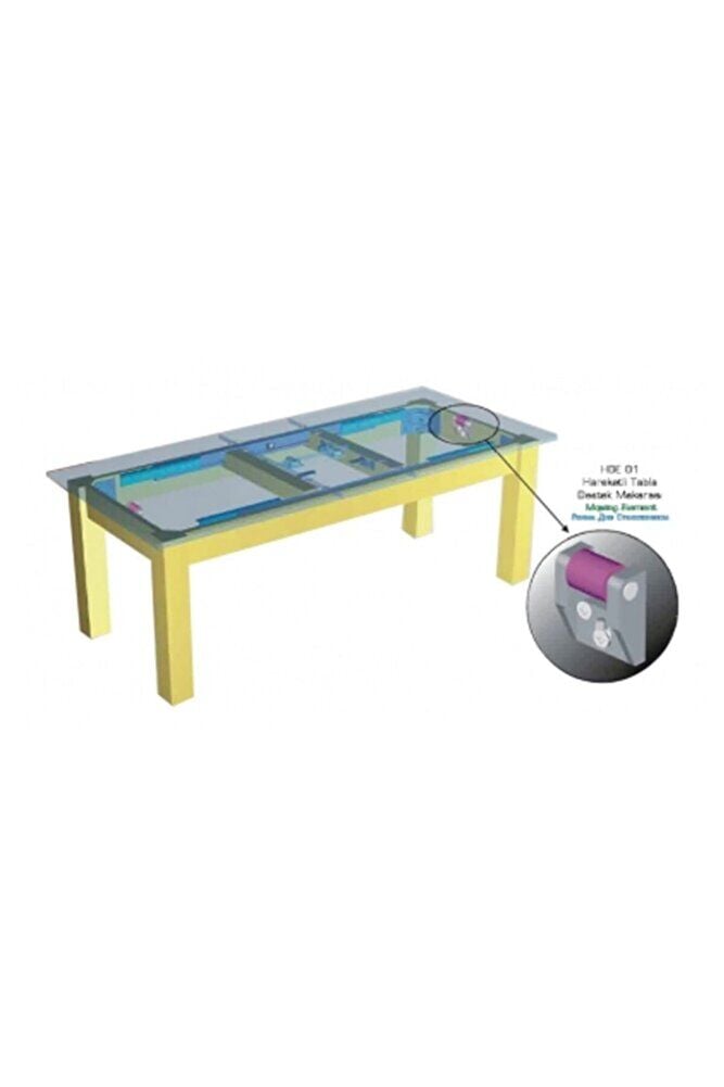 Emr 100 Alüminyum Masa Rayı Kanat 35 Cm