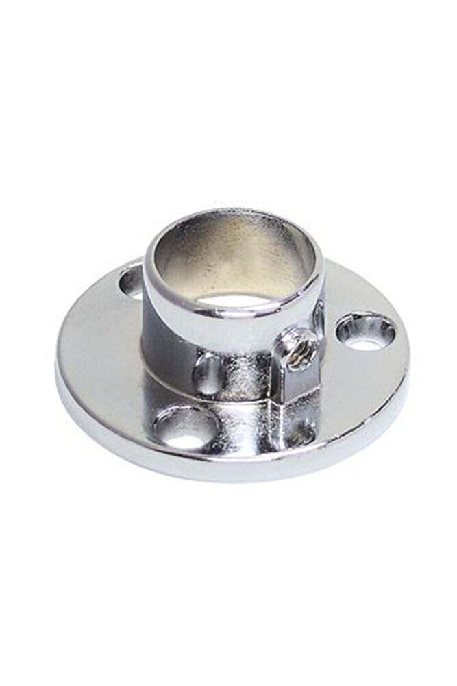Yuvarlak Metal Askı Flanşı Vidasız Q 25 (2 Adet )