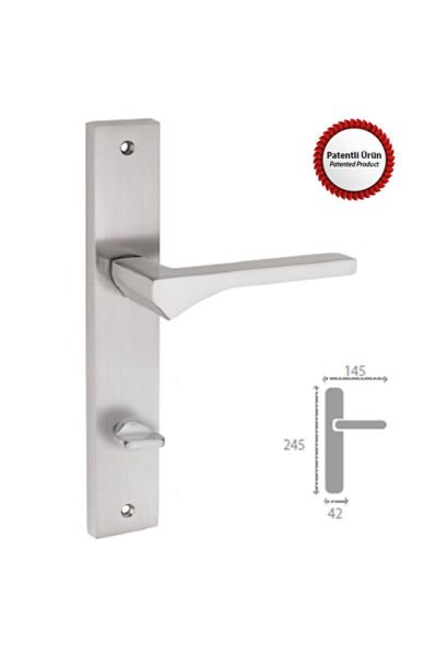 LOTUS SATEN NİKEL KAPI KOLU AYNALI WC (TK)