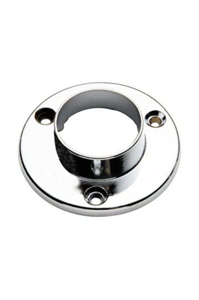 Yuvarlak Mini Askı Flanşı Vidalı Krom Q 16 mm 2 Adet