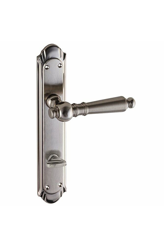 Gürz Saten Nikel Aynalı Wc Kapı Kolu