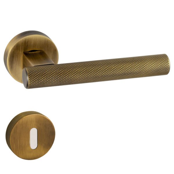 DOĞANLAR BONT OLİFKA MAT VERNİK ROZETLİ KAPI KOLU TAKIM Renkli - Wc Kol